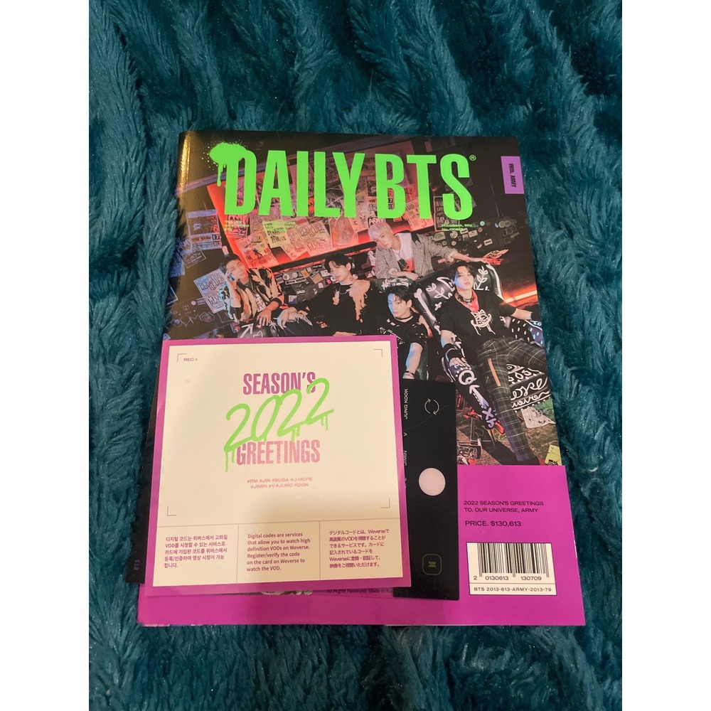 BTS 2022 Season's Greetings Official Box Set Daily BTS Photobook Weverse K-Pop - Picture 4 of 4